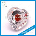 Beautiful Heart Shape Crystal CZ Gemstone Bead Jewelry